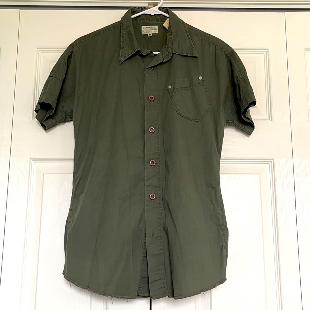 Army style shirt sleeve button up shirt Energie M